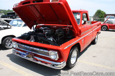 Red Chevrolet truck Red Chevrolet truck